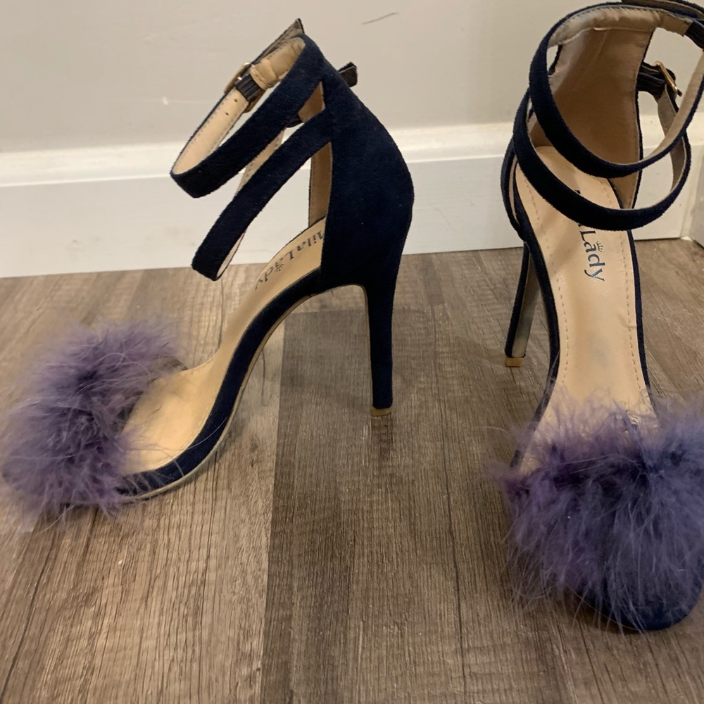 Purple heels size 6